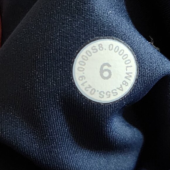 Lululemon Navy Nulux High Rise Fast & Free 7/8 Crop 19" - Picture 6 of 6